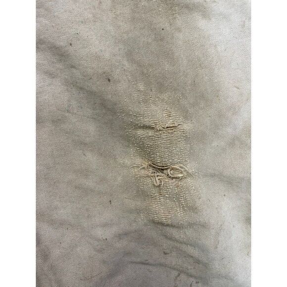 VINTAGE Carhartt Duck Canvas Carpenter Pants Men 32 X 28 Beige Tag Size 34 x 30 - Picture 4 of 10